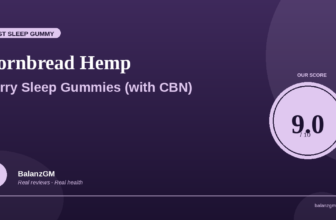 Cornbread Hemp berry sleep gummies with CBN bottle
