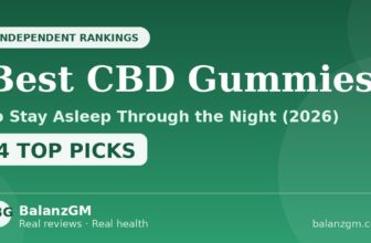 Best CBD gummies to stay asleep through the night 2026 — BalanzGM top 4 picks