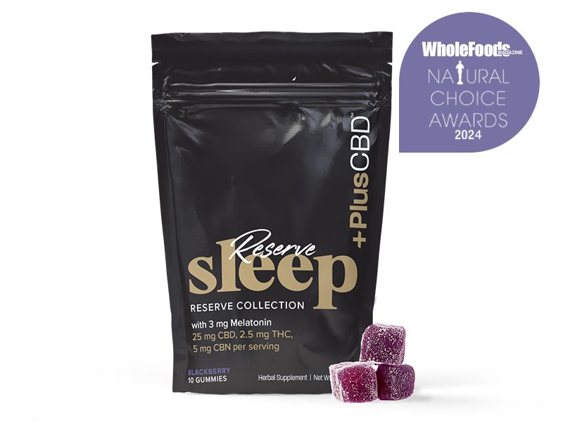PlusCBD Reserve Sleep Gummies pack