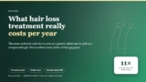 What Hair Loss Treatment Actually Costs Per Year (2026)